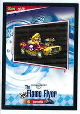 2009 ENTERPLAY NINTENDO MARIO KART WII WARIO THE FLAME FLYER CARD # 46 picture