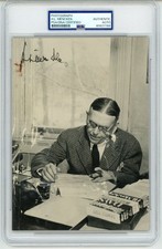 H. L. Mencken~ Signed Autographed Vintage Photo Sage of Baltimore ~ PSA DNA picture