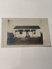 Vintage Real Photo Postcard Rppc Prairie House Arnett Oklahoma picture