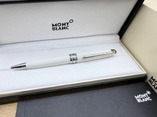 Montblanc Mb164 White Platinum Classique Trim ballpoint pen With Box picture