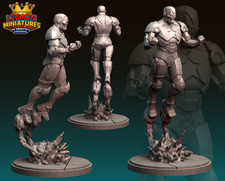 Iron patriot  Resin Sculpture Statue Model Kit  Unpainted/Unassembled picture