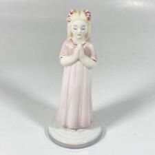 Vintage Giovanni Ronzan Praying Girl Porcelain Figurine #206 Italy picture