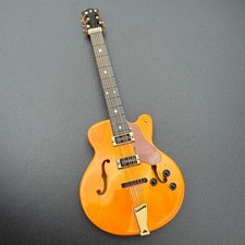 Hollow Body Electric Guitar Ornament Orange Archtop Jazz Replica picture