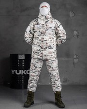 Tactical winter suit multicam white, winter military suit membrane on fleece💛💙 picture