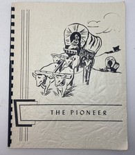 The Pioneer Yearbook 1958 Mercer, North Dakota very good condition picture