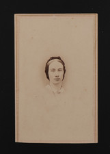CDV Victorian Bust of a Woman J Atwater Photo Angelica, New York #594 picture