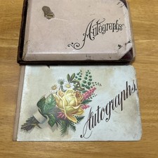 1900’s     AUTOGRAPH /ALBUM book   UNIQUE   👀 LOOK picture
