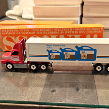 Winross 1988 Leffler Red Semi Truck w/ Chevron Delo 400 Trailer picture