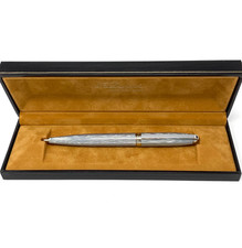 S.T. Dupont Fidèlio Paris Wave Platinum Plated Ballpoint Pen NOS / New Old Stock picture