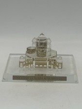 Vintage St Basils Cathedral Moscow Russia Crystal Glass Miniature Souvenir * picture