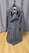 Vintage Soviet USSR Air Force Officer Wool Overcoat Parade Dress Coat 1969 Gray  picture