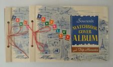 Vintage Traveler's Souvenier Matchbox Cover Book Lot of 2 picture