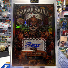 Wild Card Sugar Skull Boogeyman Auto National True Color Match 1/1 picture