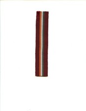 INDIA post 47 medal ribbon - 25th Annv. of Independence  - 6 inch length picture