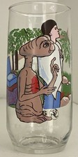 Vintage 1982 AAFES E.T. Extraterrestrial Glass E.T. Phone Home Rare Collectible picture