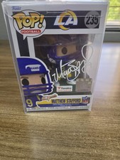 RARE Mathew Stafford Signed Funko Pop #235 picture