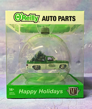 M2 O'Reilly Auto Parts Happy Holidays Christmas Ornament Chevy Silverado w/tree picture