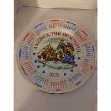 1979 America The Beautiful Collector Plate Spencer Gifts 1978 Calendar Series IV picture