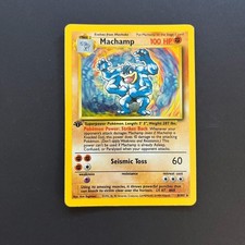 1999 Pokemon Base Set 1st Edition #8 Machamp Holo picture