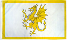 Golden Dragon Welsh 3x5ft Flag of Wales Welsh Flag 3x5 House Flag 100D picture