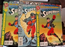 Superboy #1-5, 7, 11-12, #0 TWO #1s DC 1994 1st King Shark Cameo 10 Issue Lot VF picture