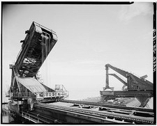 Photo:Hulett Ore Unloader Cleveland Ohio 1900s Industrial Dock Crane picture