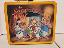 1982 Aladdin The Secret of Nimh Metal Lunch Box - No Thermos picture