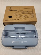GE Aerospace Employee Swag - Lunchbox (Beto Style) Nordic Blue Good Wheat picture