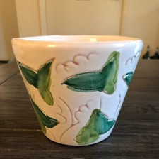 Vintage Mid-Century Italian Sgraffito/Graffito Majolica Planter picture
