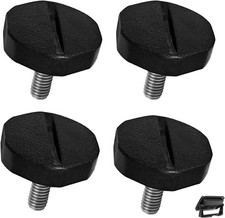 5mm Cb Radio Mounting Bracket Screws, 5mm Black Plastic Radio Bracket Knobs Repl picture