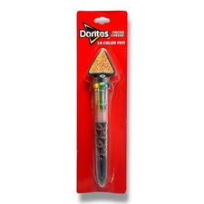 DORITOS NACHO CHEESE 10 Color Pen School Writing Cool Fun Humor Snacking ⚡️NEW⚡️ picture