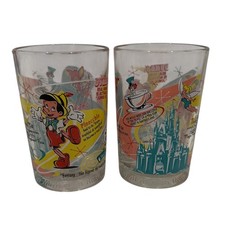 DISNEY / MCDONALDS 100th Anniversary PINOCCHIO Drinking Glass Collectible (2) picture
