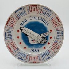 Hail Columbia 1984 Calendar Collector Plate Calendar Series IX Spencer Gifts picture