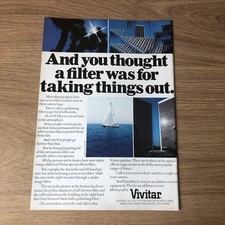 CAMS33 MAGAZINE ADVERT 11X8 VIVITAR SPECIAL EFFECTS FILTERS RANGE picture