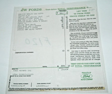 ORIGINAL 1965 FORD GALAXIE 500  2dr Hardtop - DEALER WINDOW PRICE TAG picture
