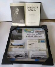 Ed Wells BOEING COMPANY rare SIGNED Commemorative Postal Cover DISPLAY CERT picture