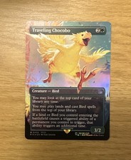 Traveling Chocobo (Borderless Foil) Final Fantasy (M406) picture