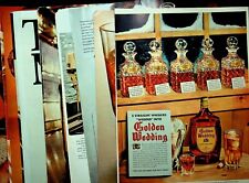 VINTAGE 10 ALCOHOL FULL PAGE SPIRITS PRINT ADS - FC-BX picture
