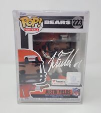 Chicago Bears Justin Fields Autographed Funko Pop With COA Pittsburgh Steelers  picture