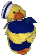New cute Kohl’s blossoms and blooms duck yellow plush sailor And blanket  picture