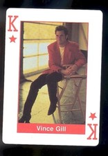 Vince Gill 1992 Hoyle America Loves Country Music Celebrity Playing Card picture
