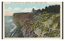 Los Angeles California Point Fermin Lighthouse Standard Postcard picture