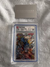 2025 PiggyBanx Good 2 Brain Storm Red Blue Black Titanium 1/1 Encapsulated Box picture