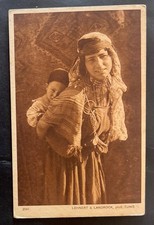 Agrome COLONY PC Lehnert & Landrock c1910 “MADRE Mother BEDU” GIRL Risque (8149 picture