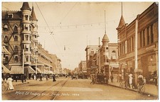 real photo Boise ID - Main Street Looking East mailed antique postcard RPPC picture