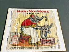 P&G Linen Rub-No-More Washing Powder advertising. Pin the tail on the elephant. picture