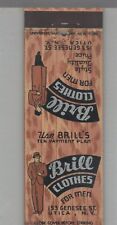 Matchbook Cover Brill Clothes For Men Utica, NY picture