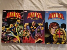 NOVA CLASSIC TPB LOT VOL 1 2 3 WOLFMAN RICHARD RIDER GRAPHIC NOVEL MARVEL COMICS picture