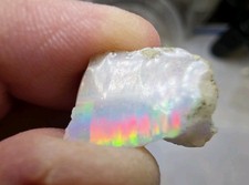 ethiopian opal rough 7.6 cts Stunner with Fire All Over See Video picture