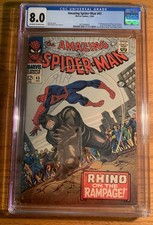 Amazing Spider-Man # 43 (1966) CGC Universal 8.0 OFF-WHITE TO WHITE Pages picture